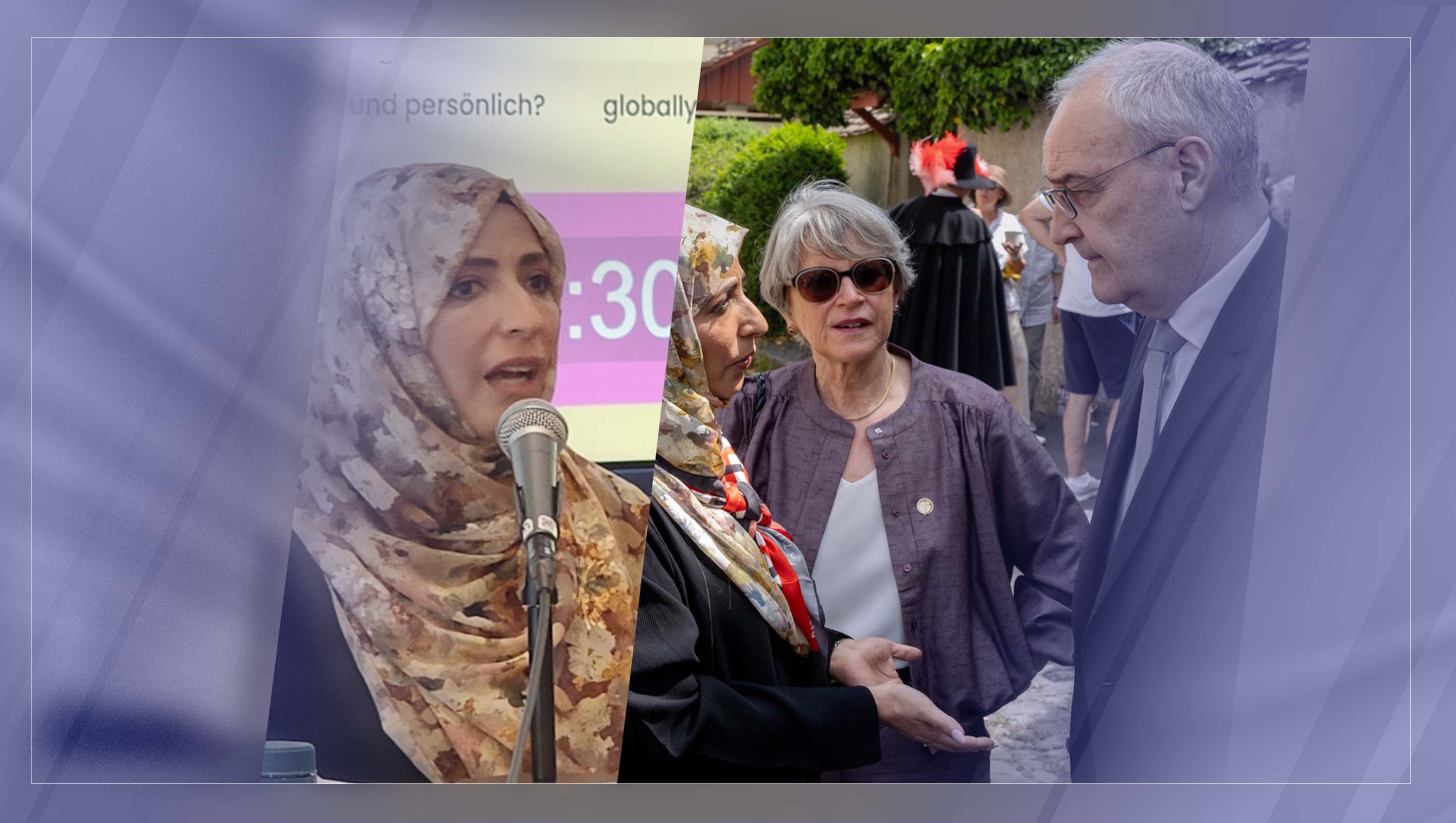 Tawakkol Karman address at 500th Anniversary of Baden Disputation in Switzerland